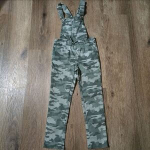 Cat & Jack Girl's Camo Ultimate Stretch Overalls‎ Size 6X Small